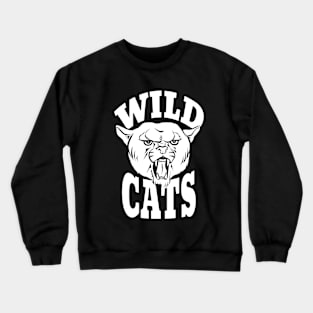 Wild Cats Mascot Crewneck Sweatshirt